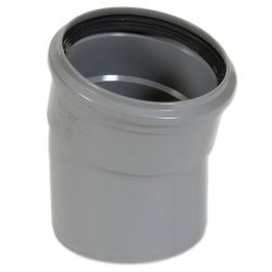 PVC ELBOW 15° GREY BENOR 125MM (S/S) SN8