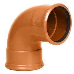 PVC SEWER ELBOW 315MM 88° REDBR D/S