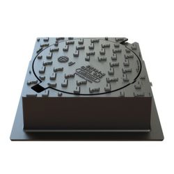 CAST IRON COVER 345x345/Ø218 DWA COPRO C250 H=100
