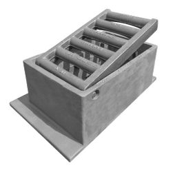 CAST IRON OUTLET B6 D400 FLAT FS=540X340