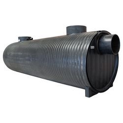 DOUBLE-WALLED OIL SEPARATOR PE-COAL 160L/S