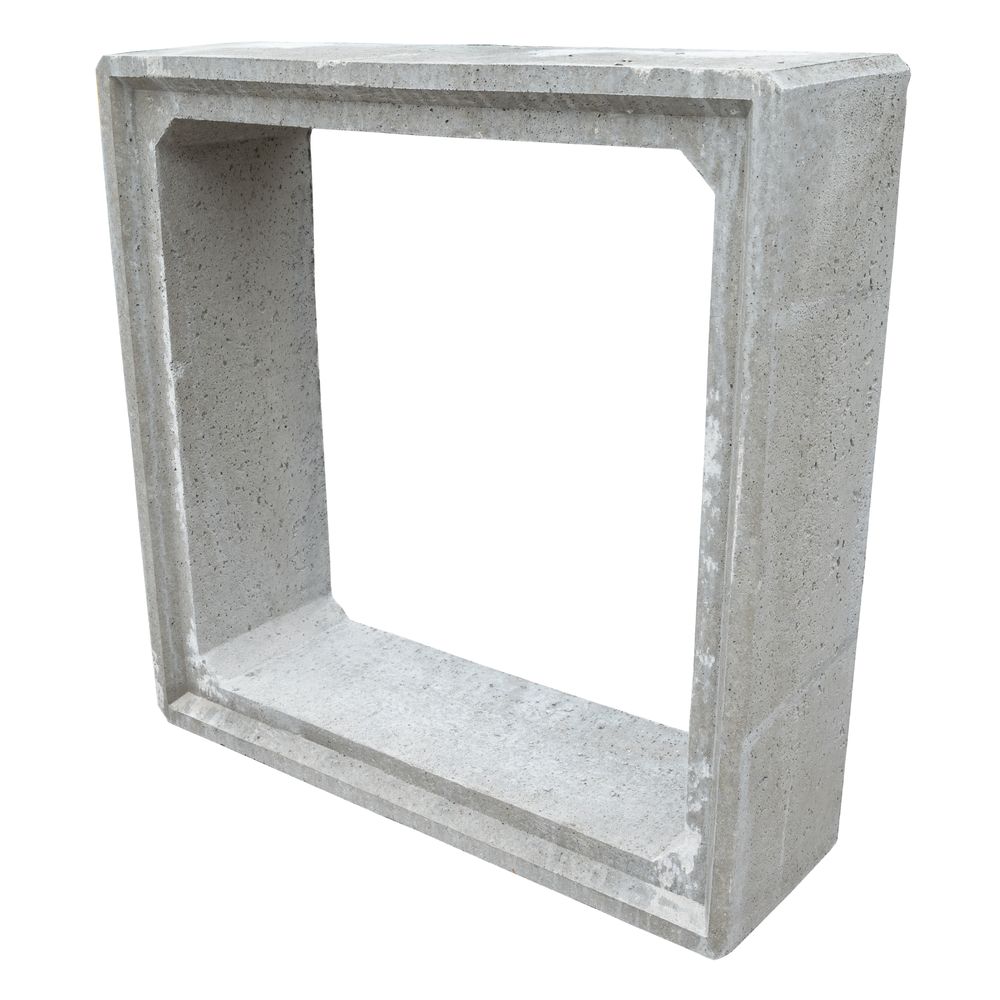 CONCRETE RISER 120X120CM INT. H=50CM 664KG | Deschacht