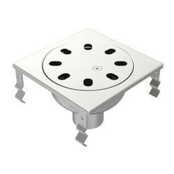 STAINLESS TRAP OUTLET Ø63 + BOLT 20X20