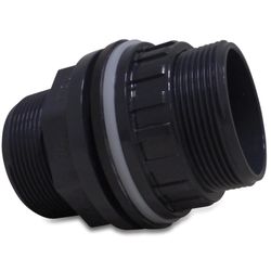 PVC WALL THROUGH-CONNECTION 25MM 1'' TANK ADAPTOR