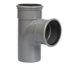 PVC T-JOINT 88° GREY BENOR 200MM D/S SN8