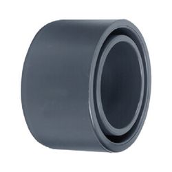 PVC PRESSURE GREY SHORT REDUCER 75/50MM PN16