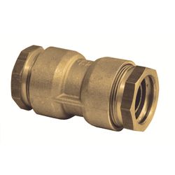 BRASS FEMALE COUPLING 6/4'' REINFORCED