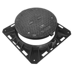 KIO COVER FS=850X850 CO=Ø600 D400 H=100MM FLANGE