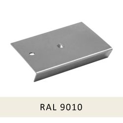 ALU EDGE TRIM CONNECT STANDARD 45MM RAL9010