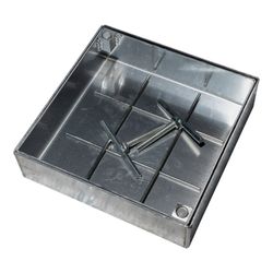 ALU COVER PAVING STONE  40X 40CM/ 10CM NO SEAL