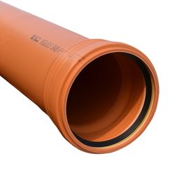 PP SOCKET PIPE RDBR 400X15.3MM SN8/10 3M SOL BENOR