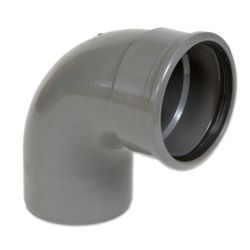 PVC ELBOW 88° GREY BENOR 200MM (S/S) SN4