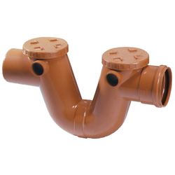 S-Trap PVC Red-Brown