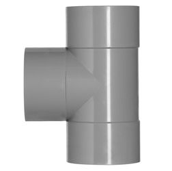 PVC T-JOINT 90MM 87° BENOR GREY T/S (TO GLUE)