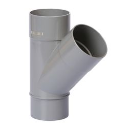 PVC T-JOINT 32MM 45° BENOR GREY 2XSO (TO GLUE)