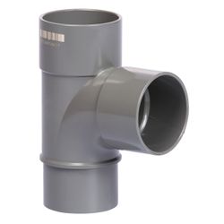 PVC T-JOINT 32MM 87° BENOR GREY 2XSO (TO GLUE)