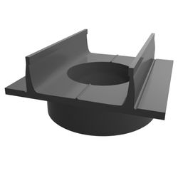 STARDRAIN MINI 65X60 VERTICAL OUTLET Ø80MM