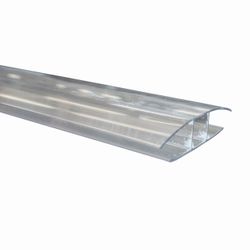 VERANDA H-PROFILE CLEAR 16MM POLYC. (6M)