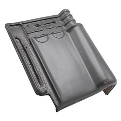 STORM TILE 993 SLATE MATTE GLAZED RIGHT GABLE TILE