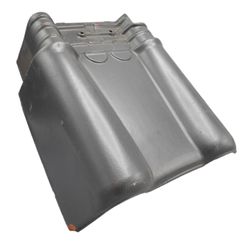 STORM TILE 993 SLATE MATTE GLAZED LEFT GABLE TILE