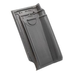 PCORM TILE 44 SLATE MAT GLAZED THREE-QUARTER TILE