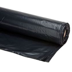 BUILDING FILM BLACK 0.20 6M 50KG FOLDED 1.5M