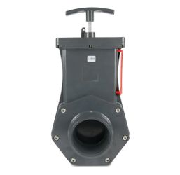 PVC SLIDE GATE 110MM SOCKET 0.5BAR DN100