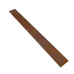 CORTEN STEEL PLANK 3M X15CM X2MM PRE-DRILLED