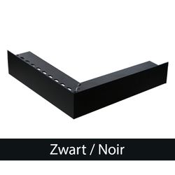 SIDESOL SBU74  ANGLE EXT BLACK 300X300MM