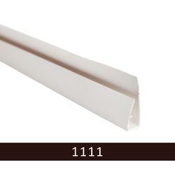 P109 U-PROFILE FOIL PALLISANDER (1111)