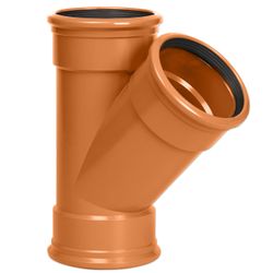 T-Pieces PVC Red-Brown