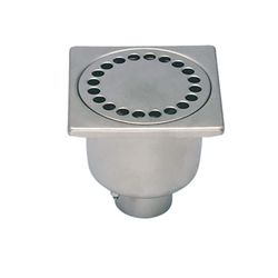 SIPHON DE SOL INOX (GARDE D'EAU 50MM) 10/10 Ø40MM