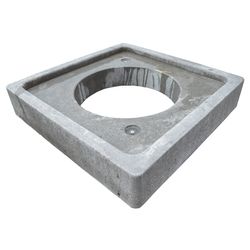 DALLE REDUCT. 150X150CM INT OL=DN60CM H=20CM 1300KG