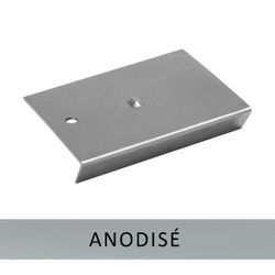 ALU RIVE DE TOÎT JONCTION STANDARD 60MM ANO