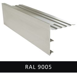 ALU RIVE DE TOÎT ROVAL PREMIUM 250x60 9005 NOIR
