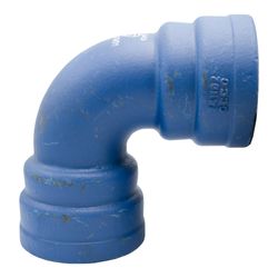 FONTE COUDE EE BLEU DN 300 90°(1/4)