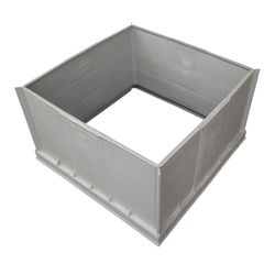 PP REHAUSSE ANTI-CHOC 400X400MM H=400MM