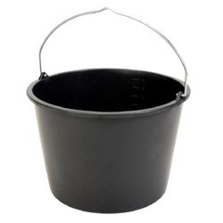 SEAU EN PVC NOIR 20L