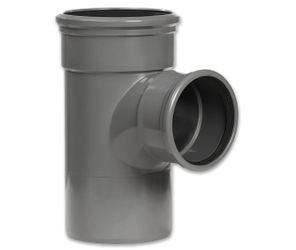 PVC TE 88° GRIS 110/50MM 2XF/M SN8