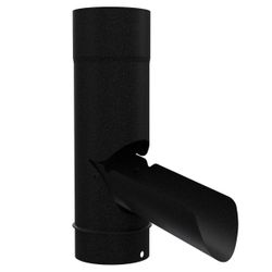 METIGLA GOUTTIÈRE DR  PIED DESC AJUST 125 9005 MAT