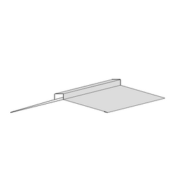 CM-03 FAÎTIÈRE RENFORCÉ TM AHM 9005 MAT 2000X416MM