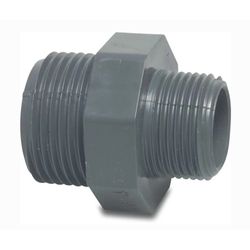 PVC DRUK DRAAD VERLOOPNIPPEL BU 10/4''-8/4'' PN10