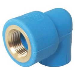 PPR NIRON 90° BOCHT MET DRAAD F D25x1/2'''