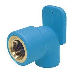PPR NIRON 90° BOCHT DRAAD F EN BEVES.  D20x1/2''