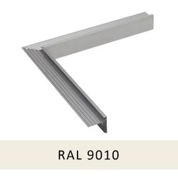 ALU BINNENHOEK CLASSIC PLUS 50X50CM 80X60 9010 WIT