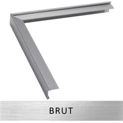 ALU BUITENHOEK STANDAARD 50X50CM 35X45 BRUT