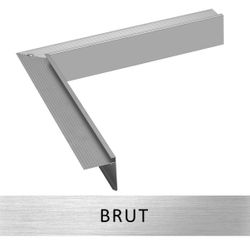 ALU BINNENHOEK STANDAARD 50X50CM 35X45 BRUT