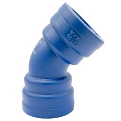 GY BOCHT MM BLAUW DN 200 45°(1/8)