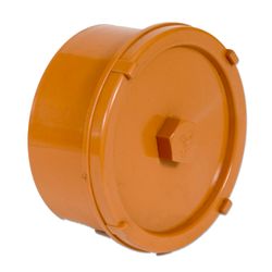 PVC RIOOL SCHROEFDEKSEL 315MM RDBR BENOR (IN MOF)