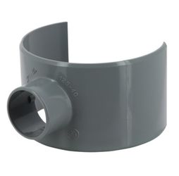 PVC SANITAIR ZADEL GRIJS 125/50MM